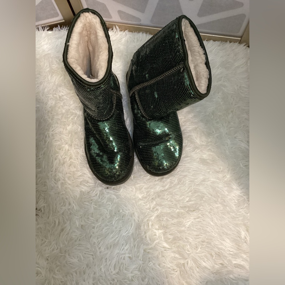 UGG Green Sequin Boots